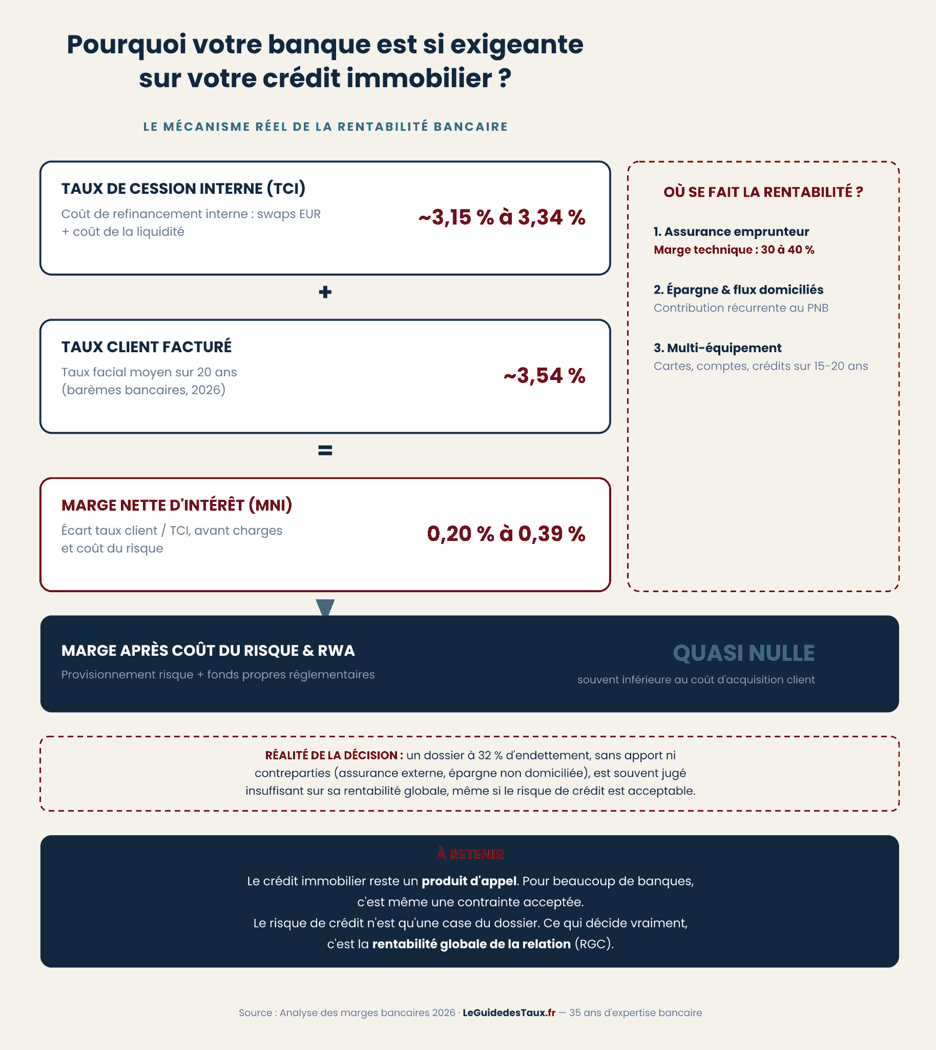 Pourquoi votre banque est si exigeante sur votre crédit immobilier ?